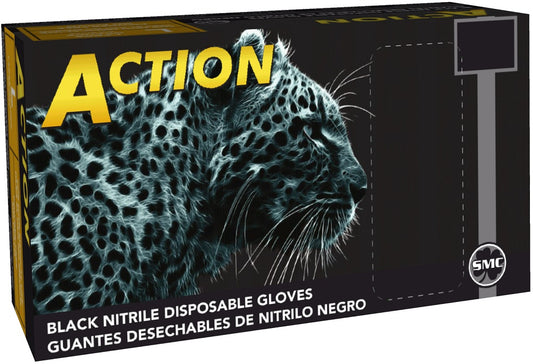 83000 Series Shamrock Black Nitrile Disposable Powder Free Gloves