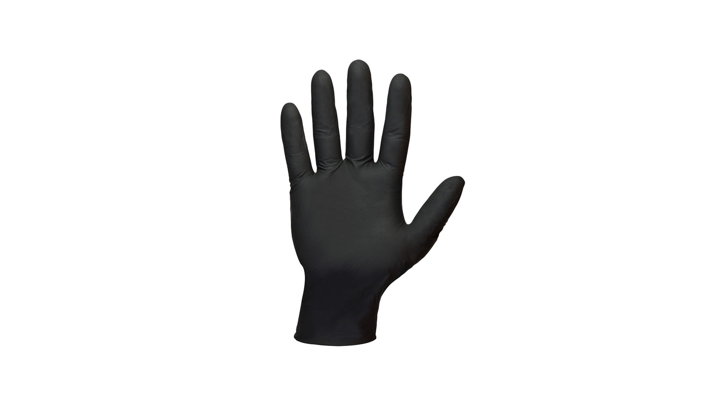 18000 Series – 5.5g Shamrock Black Latex Exam Powder Free Gloves