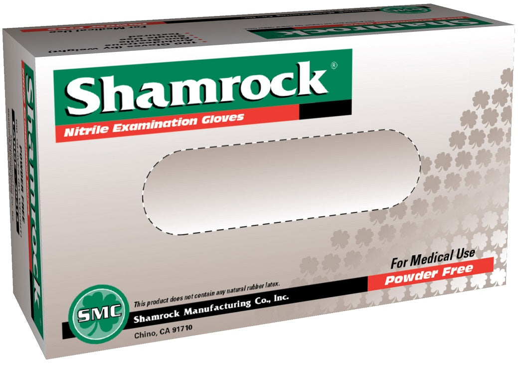 30000 Series - Shamrock Blue Nitrile Exam Powder Free Gloves