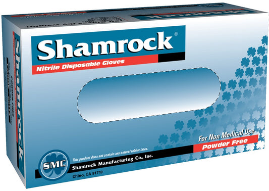 80000 Series - Shamrock Blue Nitrile Disposable Powder Free Gloves