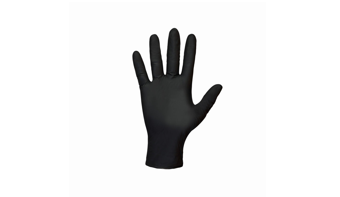 83000 Series 6mil Shamrock Black Nitrile Disposable Powder Free Gloves