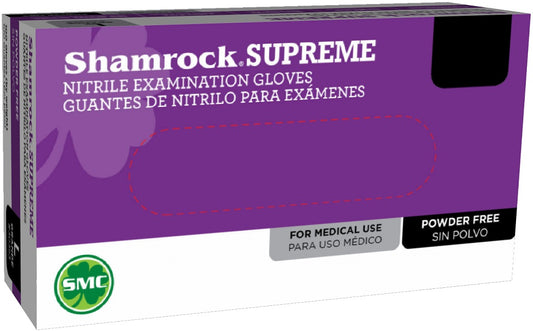 30350 Series - Shamrock Blue Nitrile Exam Powder Free Gloves