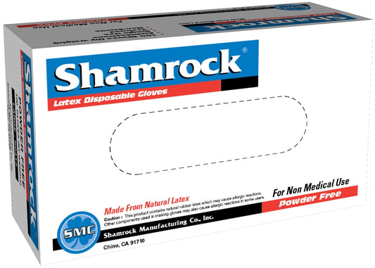 60000 Series - Shamrock Latex Disposables Powder Free Gloves